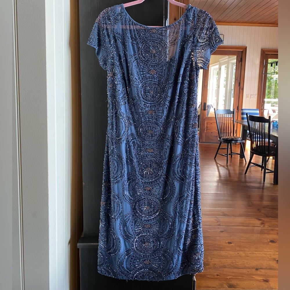 Aidan Mattox Beaded Midi Dress size 12